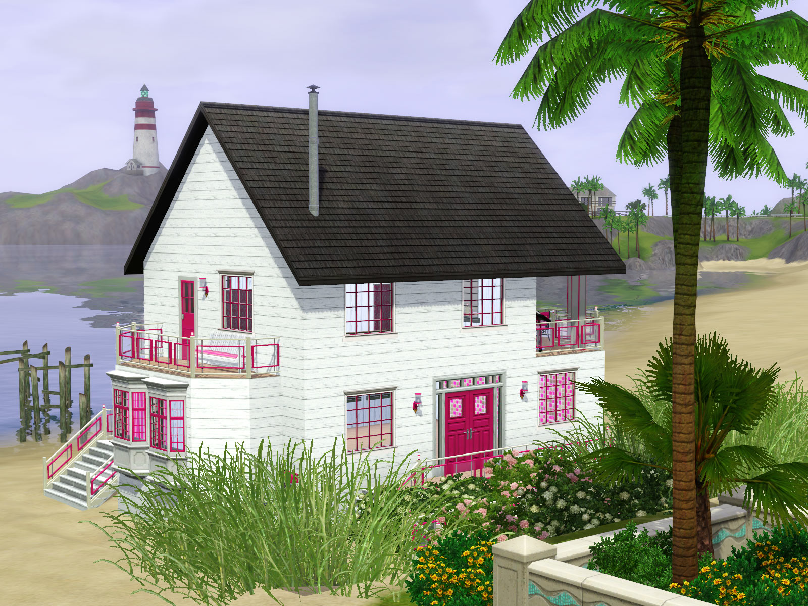 sims 3 beach house